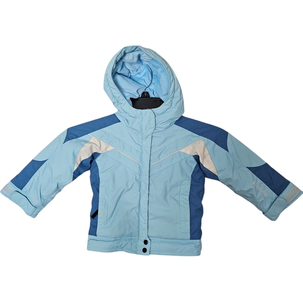 Columbia Girls Ski Waterproof Jacket Hooded Size 3T